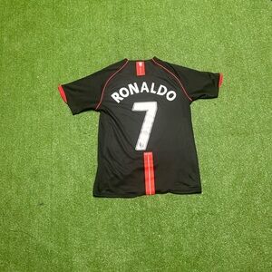 Nike Black and Red Jersey with Bold Design